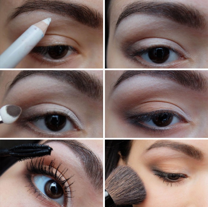 Красивый макияж для карих глаз инструкция