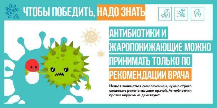 Плакат про коронавирус