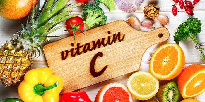 Фрукты и овощи с витамином С