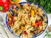 Макароны с овощами - пошаговые рецепты приготовления в сковороде или духовке