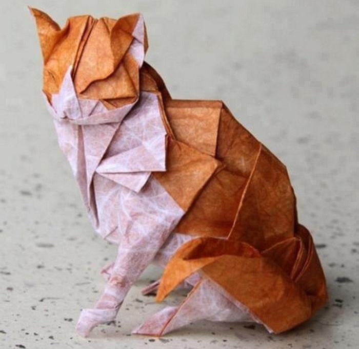 Животное из бумаги оригами