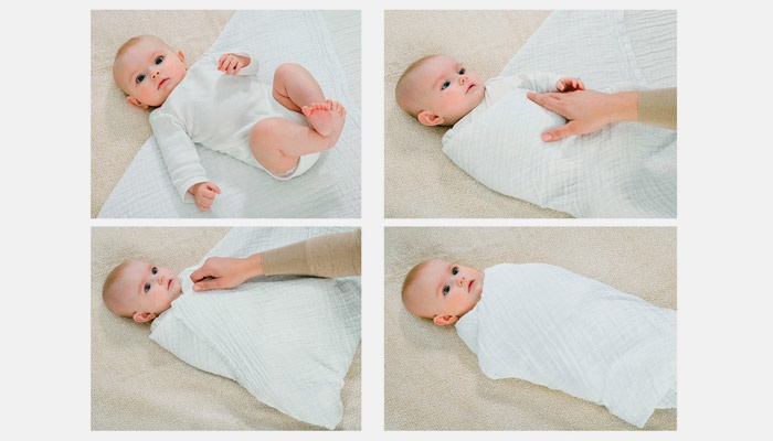 Как пеленать новорожденного пошагово