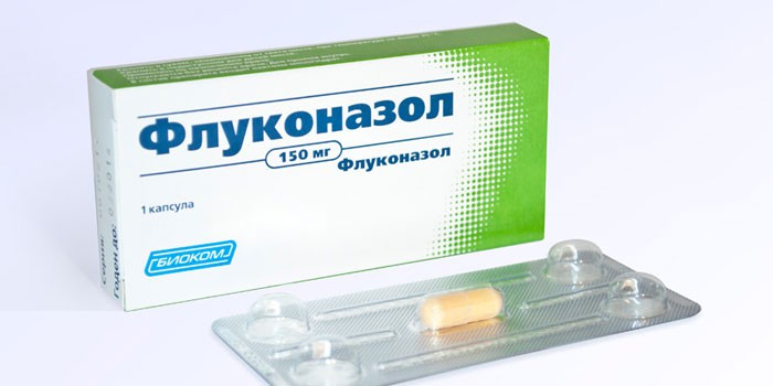 Препарат Флуконазол в упаковке