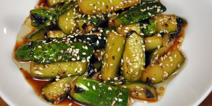 Салат из огурцов по-корейски на зиму - пошаговые рецепты приготовления в домашних условиях