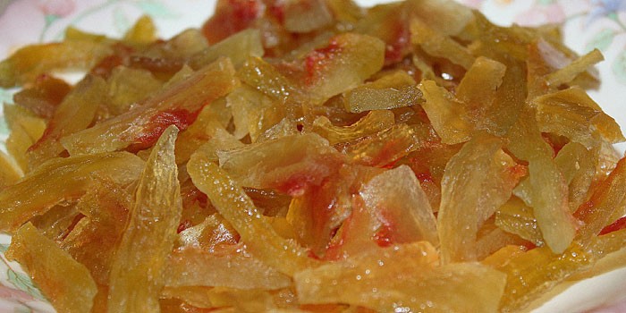 Цукаты из арбузных корок - пошаговые рецепты приготовления в домашних условиях с фото