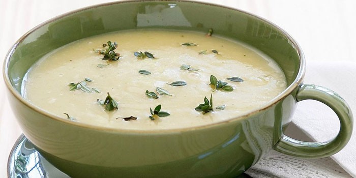 Кабачковый крем-суп с брокколи