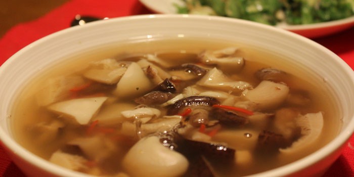 Грибной суп с белыми грибами