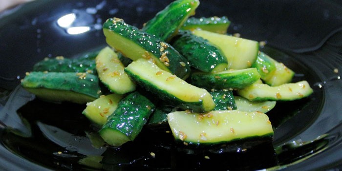 Салат из огурцов по-корейски на зиму - пошаговые рецепты приготовления в домашних условиях